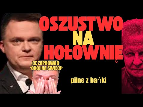 Oszustwo na Hołownię/pilne/ Z BAŃKI | Tomasz Szwejgiert