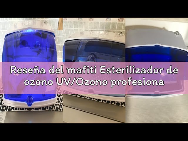 Vídeo relacionado con Esterilizador de ozono UV/Ozono profesional de gran capacidad, UV-C + O3, certificado CE