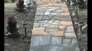 preview picture of video 'Construction of my Stone Sidewalk (part 1)'