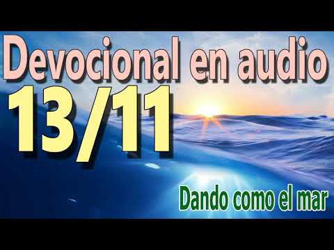 Devocional en audio 13/11 - Dando como el mar (Charles Spurgeon)