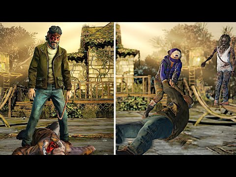 ALL KENNY Character Animations, Voice Lines, and Outfits - The Walking Dead: Definitive Edition
