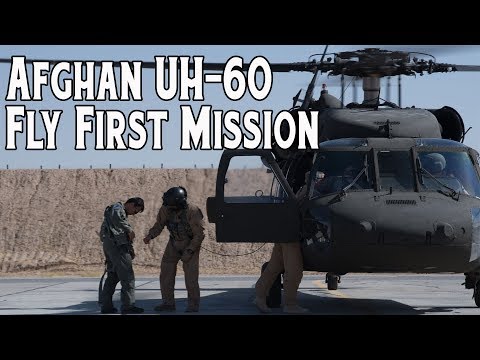 Afghan Air Force UH 60s Fly First Mission