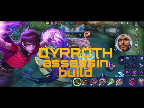 KOF DYRROTH ! BEST BUILD ASSASSIN DYRROTH ! MOBILE LEGEND