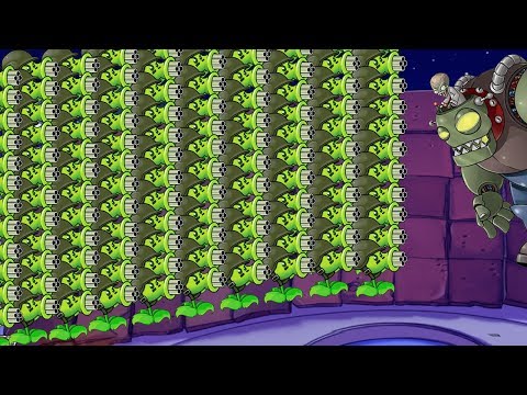 999 Gatling Pea  vs Dr. Zomboss Plants vs Zombies Hack Epic 100%