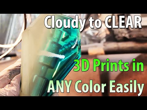 Transparent Colored Resin 3d Prints - Easy and Fast!