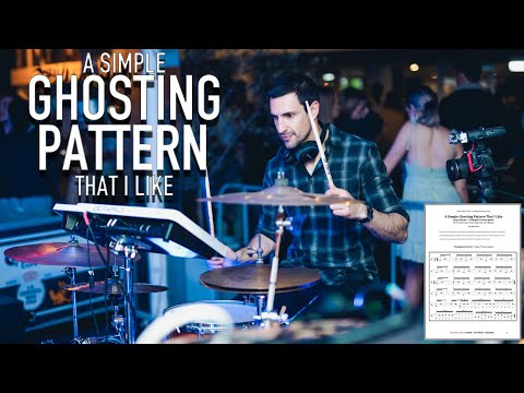 I Simple Ghosting Pattern That I Like - Lesson and Drum Transcription by Nick Bukey
