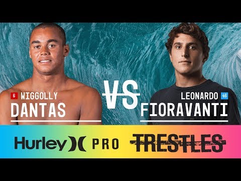 Wiggolly Dantas vs. Leonardo Fioravanti - Round Two, Heat 9 - Hurley Pro at Trestles 2017