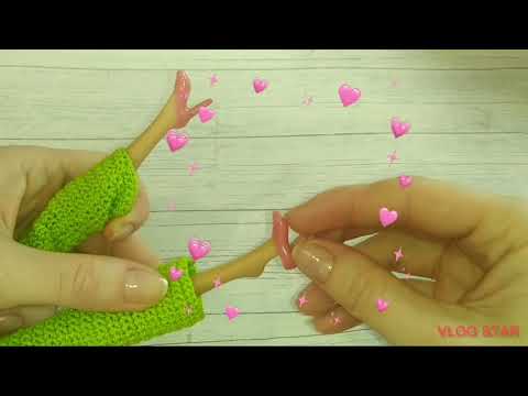 Туфли для куклы Барби легко и быстро своими руками/DIY shoes for a Barbie doll.