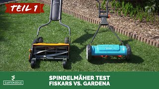 Spindelmäher Test (1/2) - 2 Geräte von Gardena und Fiskars im Vergleich