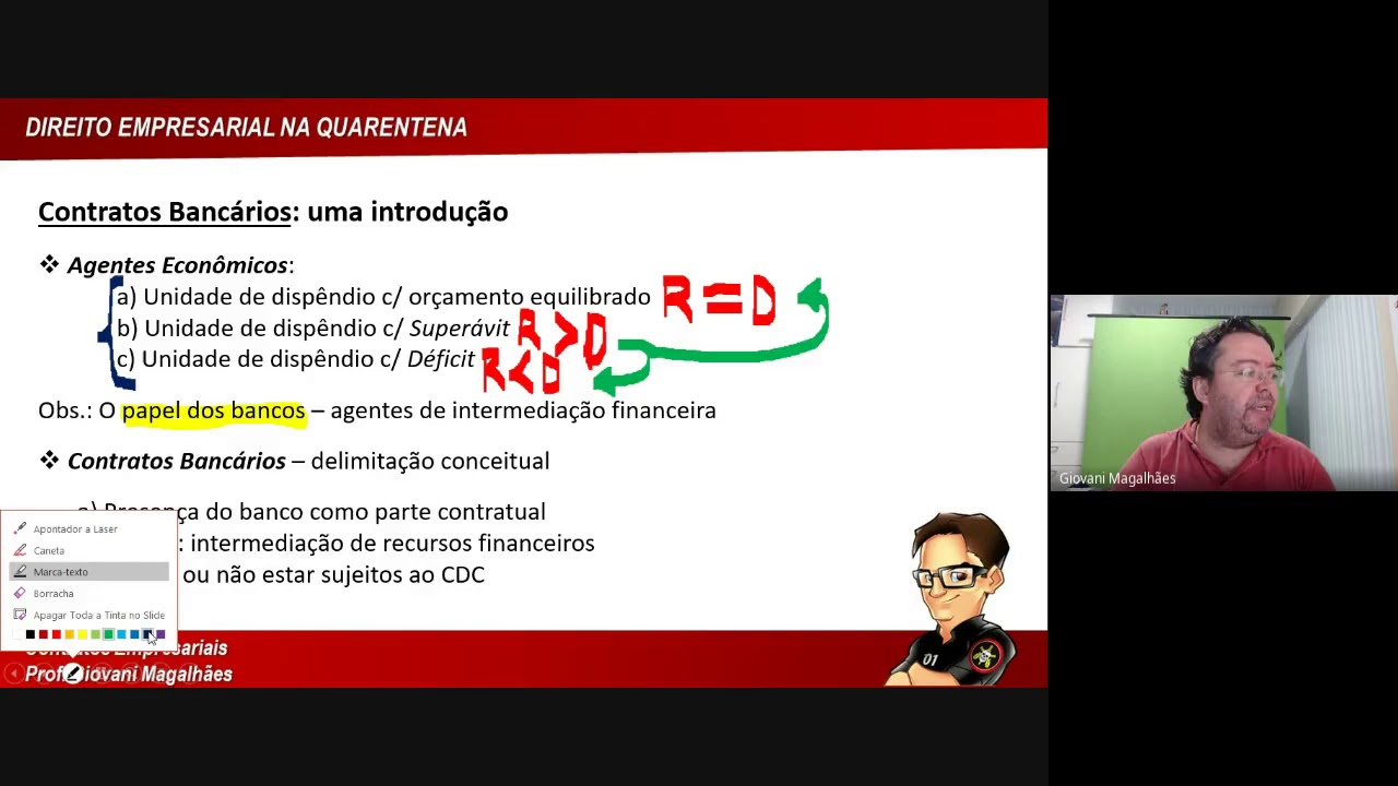 Contratos Empresariais: Contratos Bancários - noções gerais