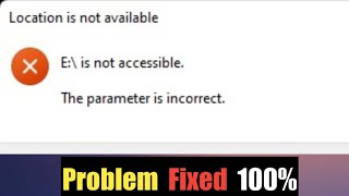 Download the video "How To Fix The Parameter is Incorrect Error on External Hard Drive/Disk | 100% Working | 2025"