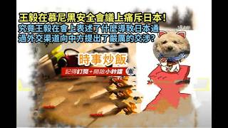 時事炒飯 -王毅在慕尼黑安全會議上痛斥日本！究竟王毅在會上表述了什麼導致日本通過外交渠道向中方提