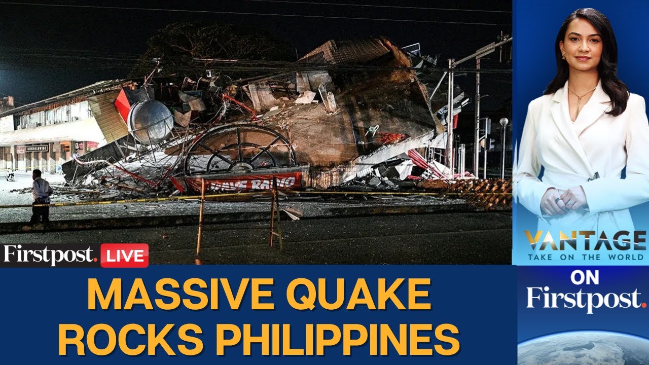 Philippines: Buildings in Ruins After Massive Earthquake | Vantage LIVE