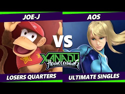 Xanadu Homecoming Losers Quarters - AoS (ZSS) Vs. Joe-J (Diddy Kong) Smash Ultimate - SSBU