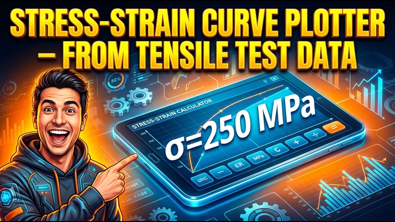 Stress-Strain Curve Plotter — From Tensile Test Data