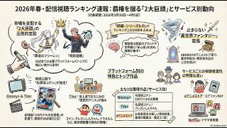 2026年春アニメ配信ランキング速報｜覇権を握る2大巨頭とサービス別の違い