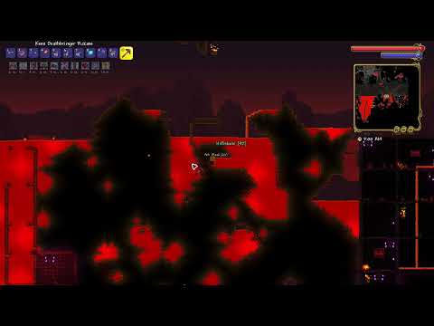 Good way to mine Hellstone safely in the underworld - Terraria 1.4.3.2