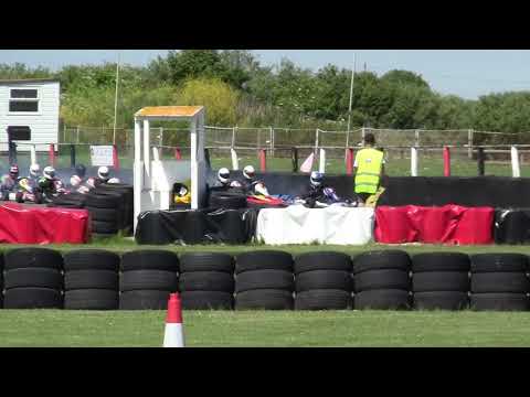 NKC Karting 2018 Round 4 Lydd, Start of  final