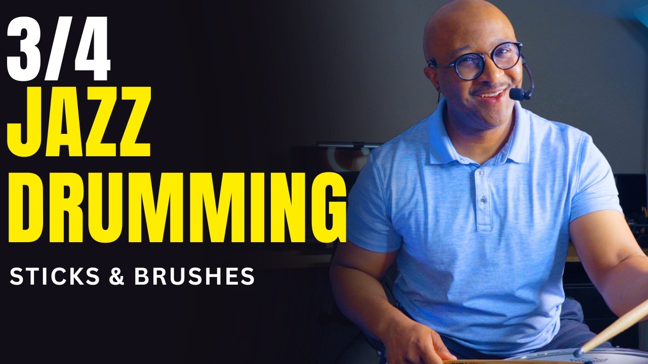 How to Play 3/4 Time on the Drum Set! (FREE PDF)