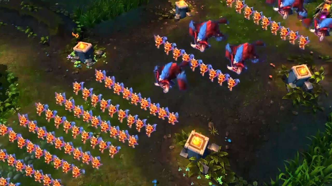 Liên Minh Huyền Thoại: Ai chống lại được đội quân này :v