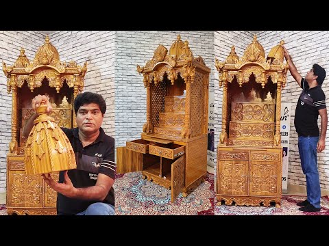 YT998 Solid Teakwood Wooden Temple , Delivery Anywhere in the World Video