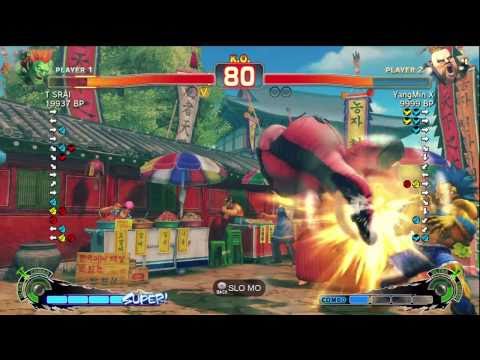 T SRAI [Blanka] vs YangMin X [Rufus] SSF4 Japanese Online Ranked Matches - TRUE-HD