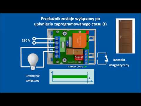 RC 230 Moduł przekaźnikowy wysokiego napięcia z regulatorem czasowym