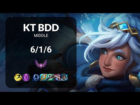KT Bdd Taliyah vs Fizz MIDDLE - KR MASTER Patch 14.23