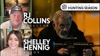 RJ Collins on Mel Gibson’s Impact &amp; Shelley Hennig’s Bold Performance in 'Hunting Season" Interview'