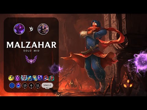 Malzahar Mid vs LeBlanc - EUW Master Patch 13.16