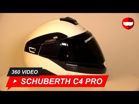 Schuberth C4 Pro Fragment White & Black Glossy - ChampionHelmets.com