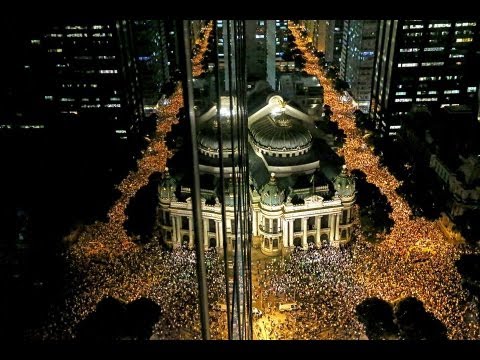Brazil Uprising 2013 - Protest on a Massive Scale in Rio de Janeiro
