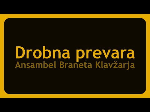 Ansambel Braneta Klavžarja - Drobna prevara (Karaoke)