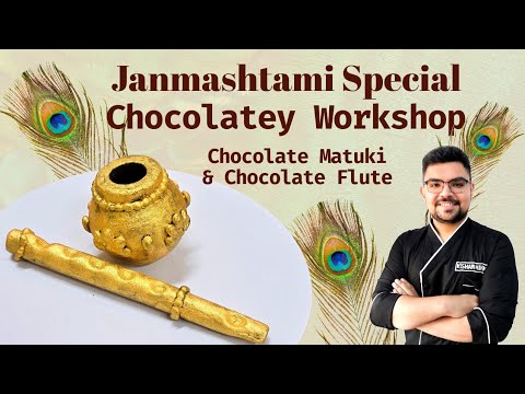 Chocolate Workshop | Janmashtami Special Cake Topper | Step by Step Tutorial | Crazy Chef Kishan 