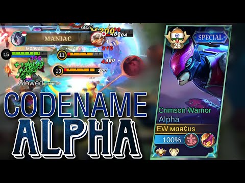 22 KILLS + MANIAC COME TO DADDY ALPHA | ALPHA GAMEPLAY | MLBB | MLBB ALPHA