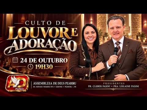 CULTO DE LOUVOU E ADORAÇÃO l 24 OUTUBRO l MISS. CLEUSA