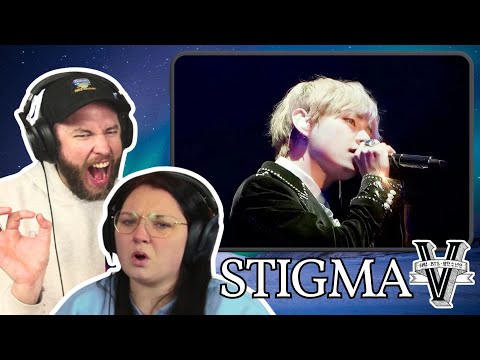 V HIT THOSE HIGH NOTES! | BTS (방탄소년단) - Stigma [Live Video] | COUPLES REACT