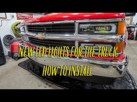 1998 Chevy OBS Truck LED Headlight Install
