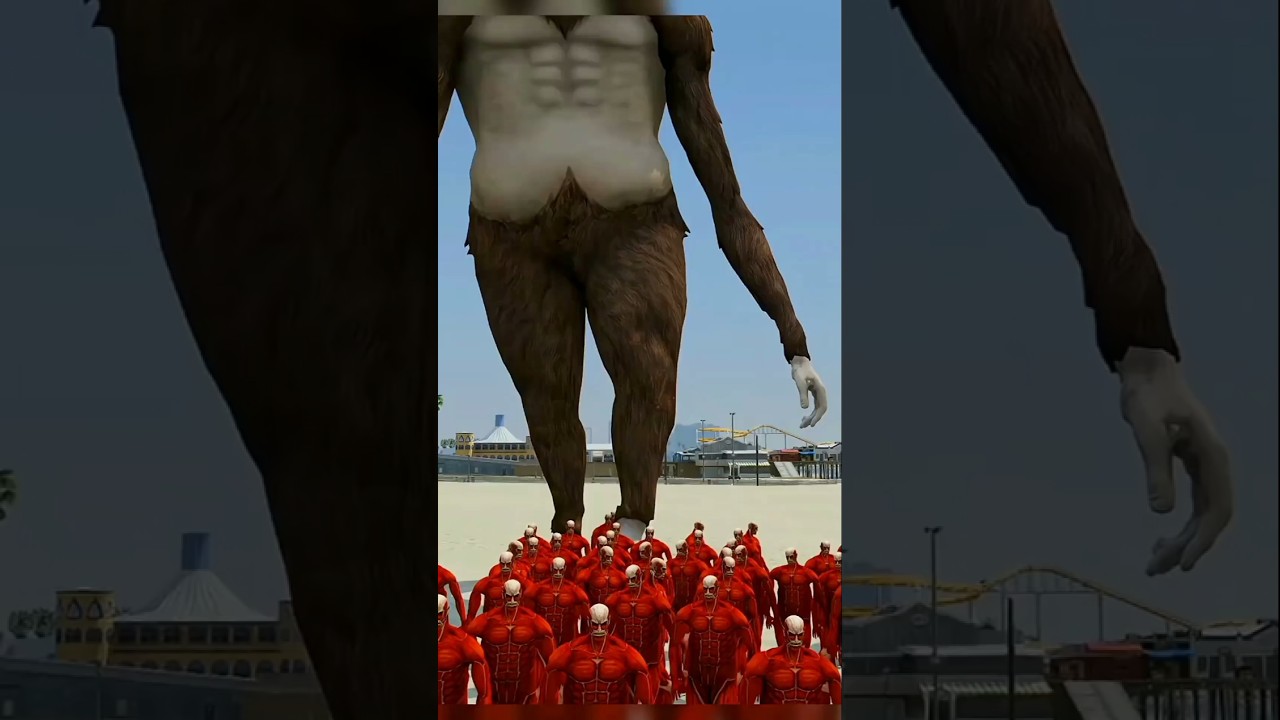 ATTACK ON TITAN vs AVENGERS Emotional Ending|  💔 #Shorts#gta5 |#gaming