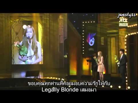 [Thaisub] 130603 Jessica & KyuHyun Popularity Award (Jessica cut)