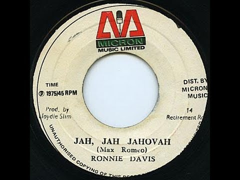Ronnie Davis - Jah Jah Jahovah