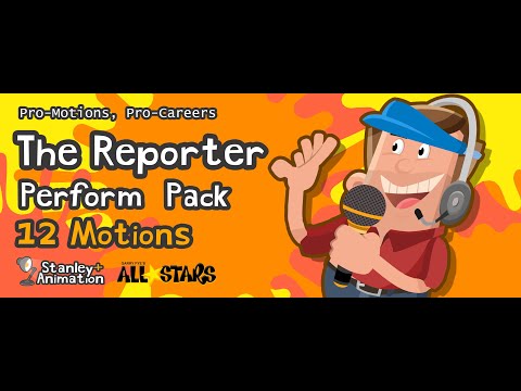The Reporter Motion Pack - Cartoon Animator/Animation - Reallusion ...