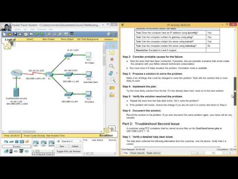 7.3.2.9 Packet Tracer - Troubleshooting IPv4 and IPv6 Addressing