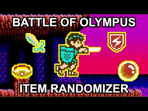 Battle of Olympus: Item Randomizer (NES romhack) debut trailer