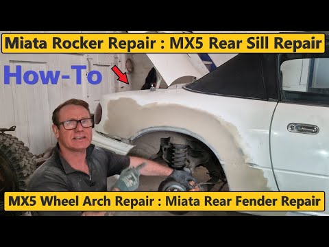 MK1 Rear Sill / Rocker and Wheel arch / Fender Repair, Prep and Primer.
