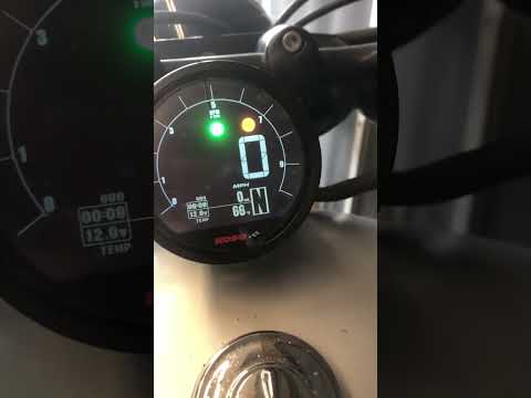 Koso DL-04 for the Yamaha Bolt Demo