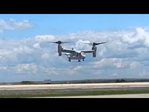 Bell/Boeing MV-22 Osprey U.S. Marines FULL 3-minute Hover Demo