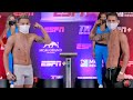 ROBEISY RAMIREZ VS. FELIX CARABALLO (FULL WEIGH IN / PESAJE COMPLETO)
