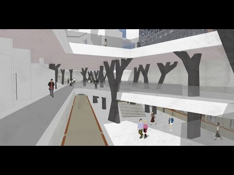 Warsaw "Nalewki - Andersa Square" Revival Project - Stacja Muranów