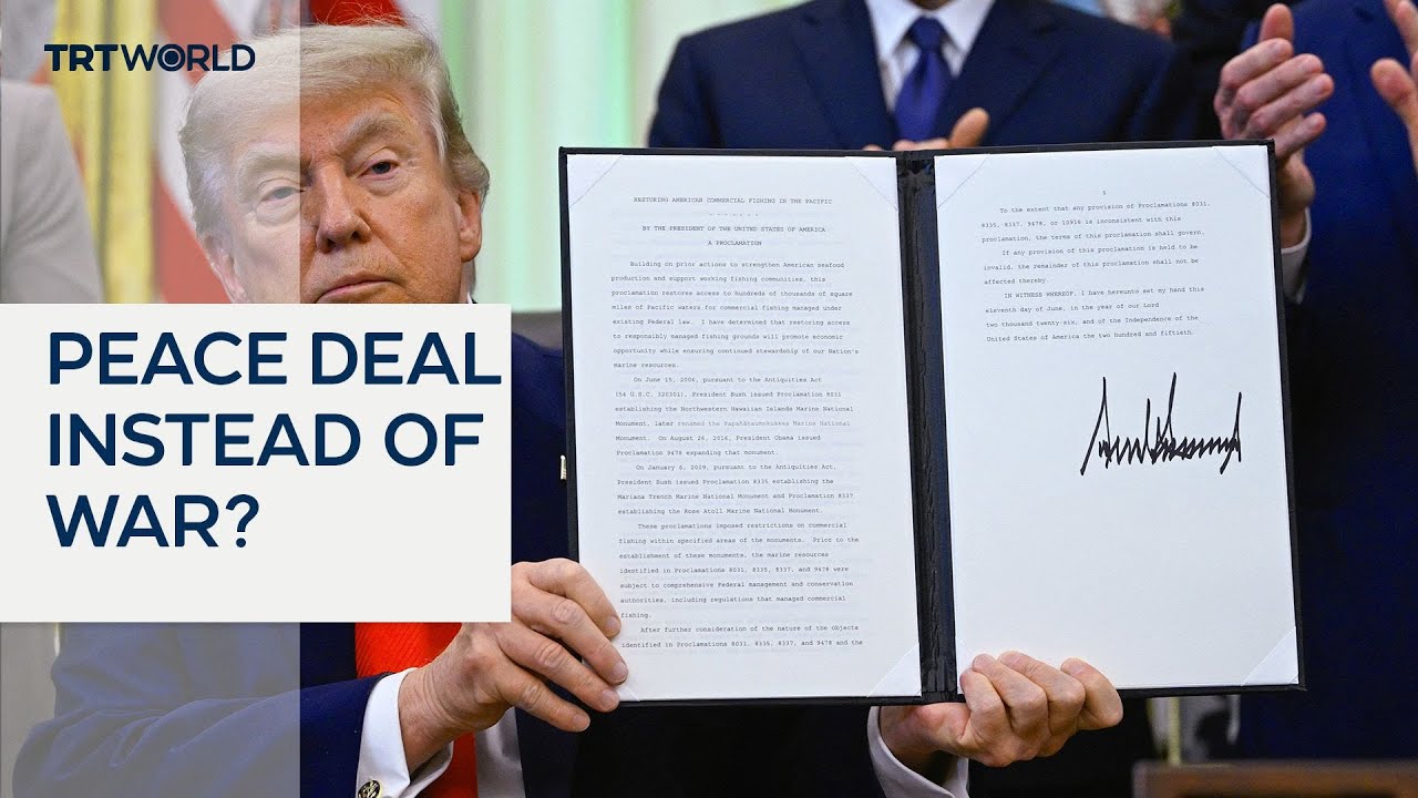Video | Trump Halts Iran Strikes, Says Peace Deal is Close
